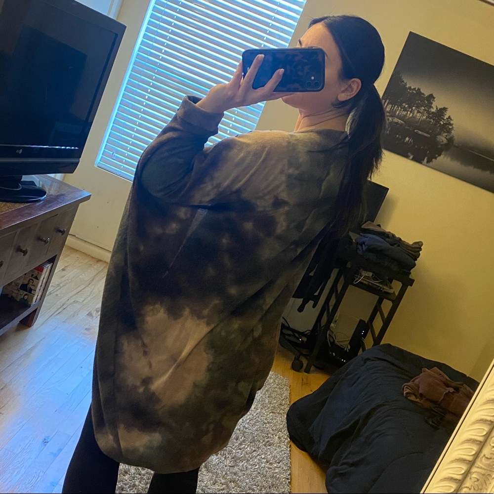 Lily Rain Camo Tie Dye Cardiagn